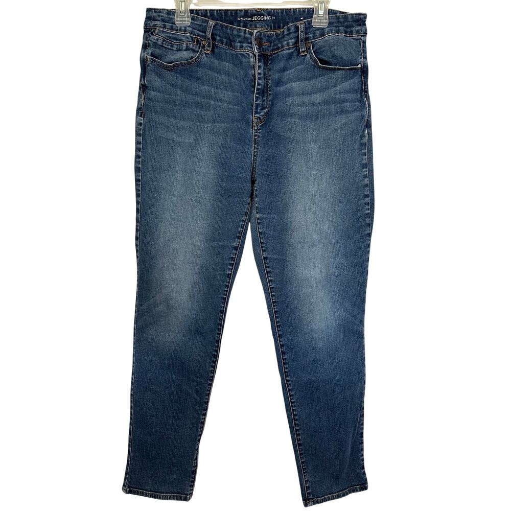 Chico's 2.5 The Platinum Jegging Blue Jeans Size 14 - Picture 3 of 10